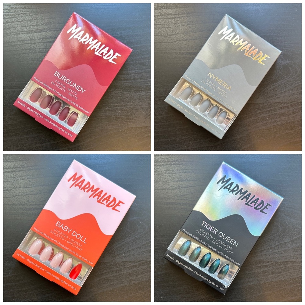 NIB Marmalade Press On Nails Bundle